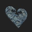 haaaqssssssqq.jpg Heart printing ready jewelry casting CNC milling artisan waves