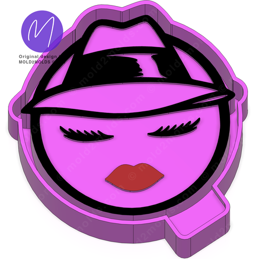 Lowrider Girl Freshie STL Mold Housing