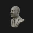 10.jpg Martin Luther King head sculpture ready to 3D print
