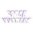 logo red.stl Space Invaders - retro gaming graphics