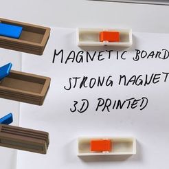 M Agent TC BOARD STRONG NAGUET 3D Printed 3D-Datei stark magnetisches Whiteboard kostenlos・Design für 3D-Drucker zum herunterladen