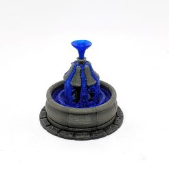 Robagon_Fountain_MMU_Printed2.jpg STL file Fountain - Multimaterial・Model to download and 3D print