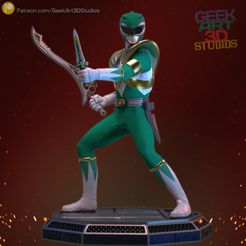 greenRender01.jpg Green Ranger - Mighty Morphin Power Rangers
