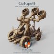 Catapult STL FILE COLLECTIBLE FILE Double Edge —— MINIATURES —— DOUBLE EDGE MINIATURES” - ID NUMBER WE-05 Catapult - WE_03