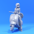 preview2.png 3D file Scooter Babe・3D printing idea to download