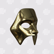 IMG_1915.png The Weeknd LEG 5 Mask AfterHours Til Dawn 2025 Gold Chrome Mask 3D Model