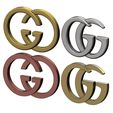 GG-02.JPG Gucci GG logo replica 3D print model