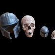 IMG_20230211_170043.png Star wars the Mandalorian helmet skull Mando's death