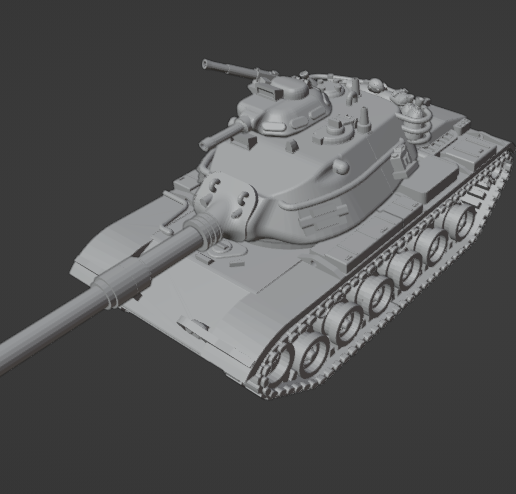 🎨 ARMY ARMORED VEHICLE M60 1973・Бесплатный STL для 3D-печать・Cults