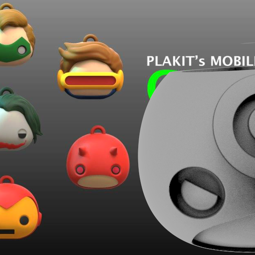 Mates Plakit 7 versiones Pack 2 3D model