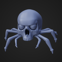 SSpider_1.png Fichier STL Araignée Skully・Design pour impression 3D à télécharger