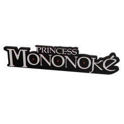 4.png Archivo STL LOGOTIPO/SIGNO 3D MULTICOLOR - La princesa Mononoke・Objeto imprimible en 3D para descargar