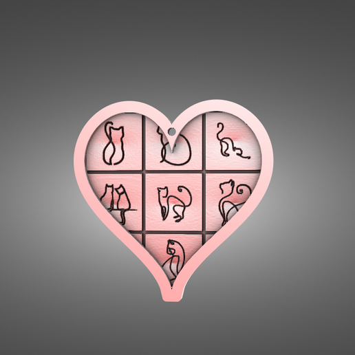 Key pendant 3D model