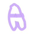 A_Ucase.stl naruto - alphabet font - cookie cutter