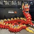 Flexi Print-in-Place Imperial Dragon with 3MF Included!