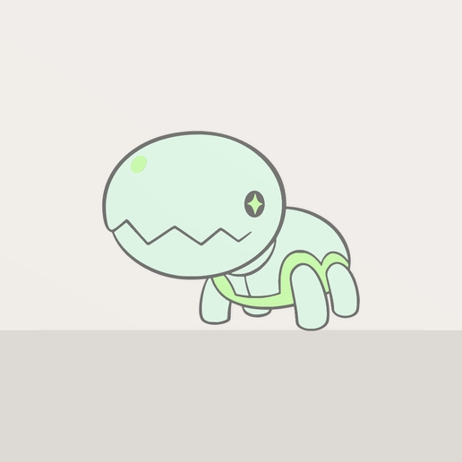 Pokemon Hoenn Shiny Trapinch #328 Wall Art