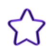 cookie-star.stl Free STL file Make a cookie cutter easily!!・3D printer design to download