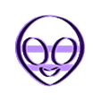 Alien Emoji Cookie Cutter.STL Descargar archivo STL ¡Cortadores de galletas Emoji! Caca - Beso - Guiño - Ojos de corazón - Alien - Fantasma - Risa • Modelo imprimible en 3D, HC3DPrints