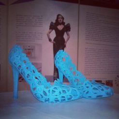c2.jpg Бесплатный STL файл Zortrax Voronoi Heels・Модель 3D-принтера для скачивания
