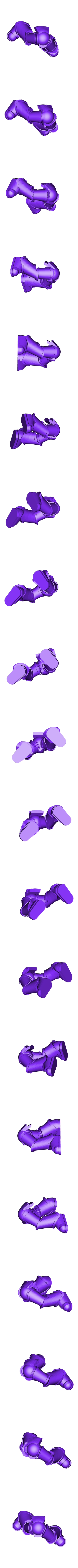 legs_6.stl 13 pairs of power armour legs 28mm