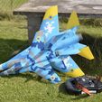 _DSC8731.jpg Sukhoi Su-28s RC single seat jet fighter for 50mm EDF (Test Files)