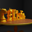 4d.png Dragon Figure Chess Set Epic Dragon Character Chess Pieces
