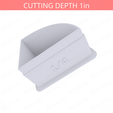 1-4_Of_Pie~1.75in-cookiecutter-only2.png Slice (1∕4) of Pie Cookie Cutter 1.75in / 4.4cm