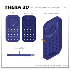 PROGETTO-DEXTERITY-TEST-HAND-THERAPY.png Fichier STL Test de dextérité THERA 3D pour la thérapie de la main・Modèle à imprimer en 3D à télécharger