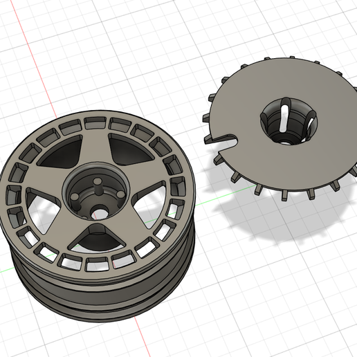 Turbomac RC wheel 1:10 12mm hex 3D model