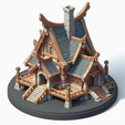 a1002.png Stylized Norse Longhouse | Viking Fantasy Great Hall