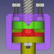 2021-04-14_00_07_50-FreeCAD_0.18.jpg z lead screw banding wobbling compensation bracket