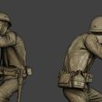 N WOR RSNA Japanese soldier ww2 Shoot SCrouch J2