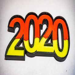 DSC04037.jpg Free 3D file Black Red Gold 2020・3D print design to download
