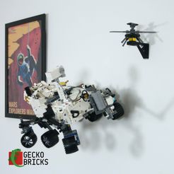1.jpg Archivo STL Ladrillos Gecko Soporte de pared para Nasa Mars Rover Perseverance 42158・Plan para descargar y imprimir en 3D