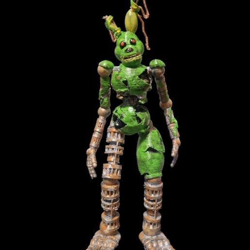 👾 SPRINGTRAP NIGHTMARE VERSION FNAF・ STL File for ・Cults