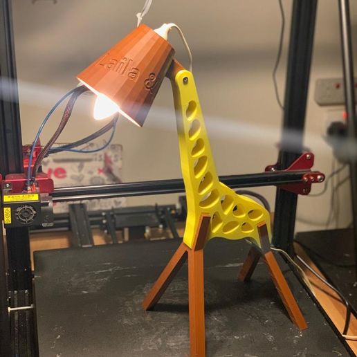 Télécharger le fichier STL Lampe pour enfants Girafe remixée de Leanter ...