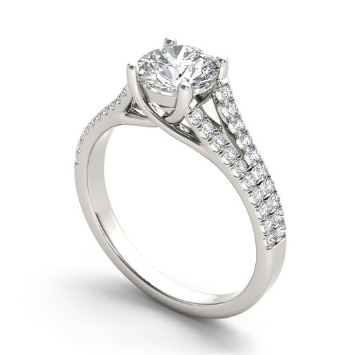 solitaire ring 3D model
