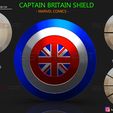 001.jpg Captain Britain Shield - Marvel comics - High Quality