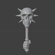 skull-mace-4.jpg Skull Mace- bit, weapon