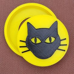 20221001_083214.jpg STL file Cat Snap Badge・3D printing model to download, abbymath