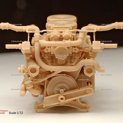 虎式新版發動機_1.jpg Tiger Tank Engine for Middle & Later Type-A. (STL-1/35)