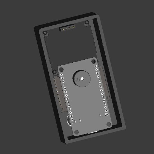 🧑‍🔧 Case project absen RFID oled 1.3inch 128x64 & 2 push buton・ STL ...