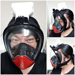 covid19-mask-13.jpg Free STL file Covid-19 Dechatlon / TheNice / Other mask Hepa Filter Adapter・3D printer model to download