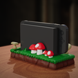 B04D3BD0-8526-4D9D-9C05-578A8C9DB8ED.png Mushroom Nintendo Switch Dock Holder 3D Model