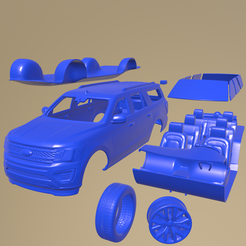 e27_005.png Archivo STL Ford Expedition MAX Platinum 2017 COCHE IMPRIMIBLE EN PARTES SEPARADAS・Diseño de impresora 3D para descargar