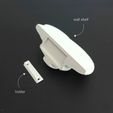 wall shelf holder Файл STL Настенная полка "Tinder Fungus"・3D-печатная модель для загрузки, gazzaladra