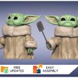 02_update.jpg Baby Yoda "GROGU" The Child - The Mandalorian - 3D Print - 3D FanArt