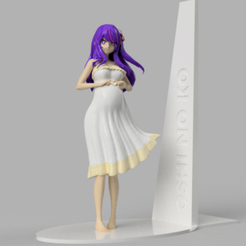 0.png 3D file ANIME - AI OSHINO PREGNANT- OSHI NO KO - MANGA STOPPER・3D printer design to download