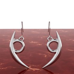 naru.jpg STL-Datei Naruto Orochimaru-Ohrring・Design für 3D-Drucker zum herunterladen