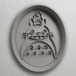 push-diseño.png STL file Chu and ko totoro・3D printer design to download